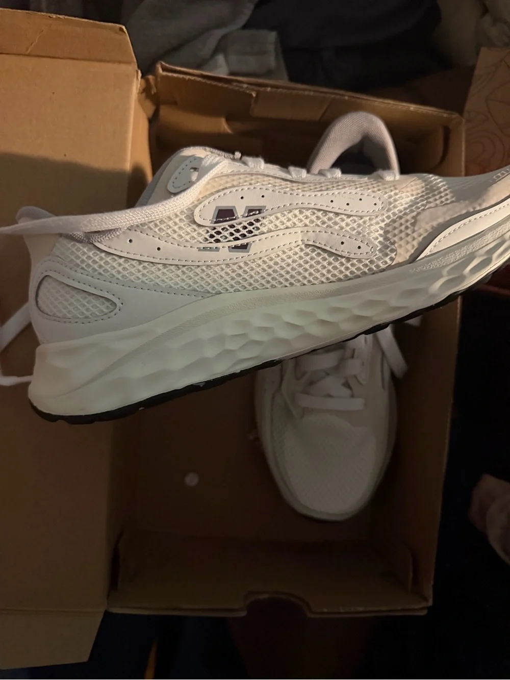 New Balance Women’s White Athletic Running Sneakers